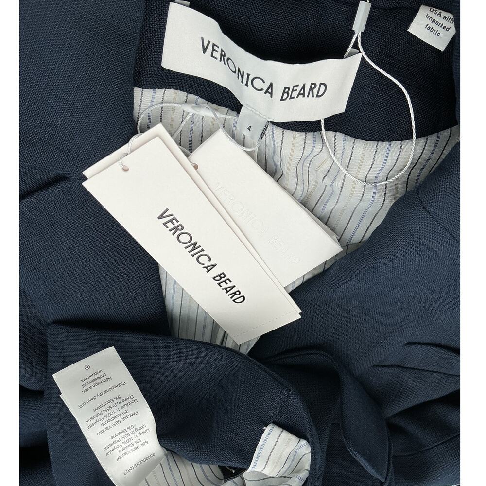 Veronica Beard Tailored Blue Kona Dickey Blazer Size 4 - NWT - Picture 4 of 4